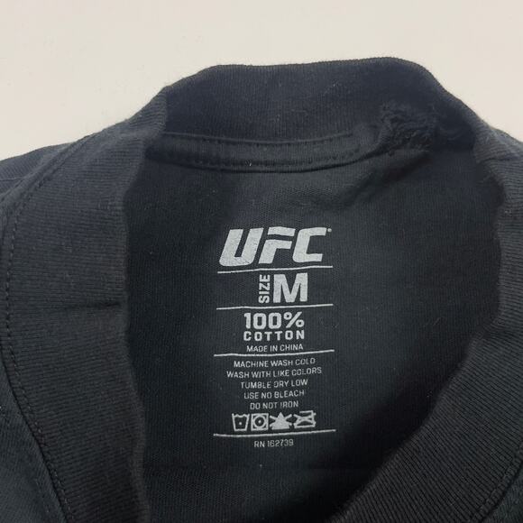 UFC Shirt Mens Medium Black Israel Adesanya Stylebender MMA Big Face Rap Tee - Picture 4 of 9